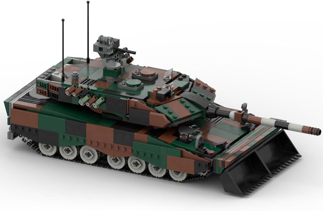 Tank Building Blocks and Construction Toy, Collectible Military-Themed Model to Build and Display, Great Gift for Military Fans (1244PCS) - Image 2