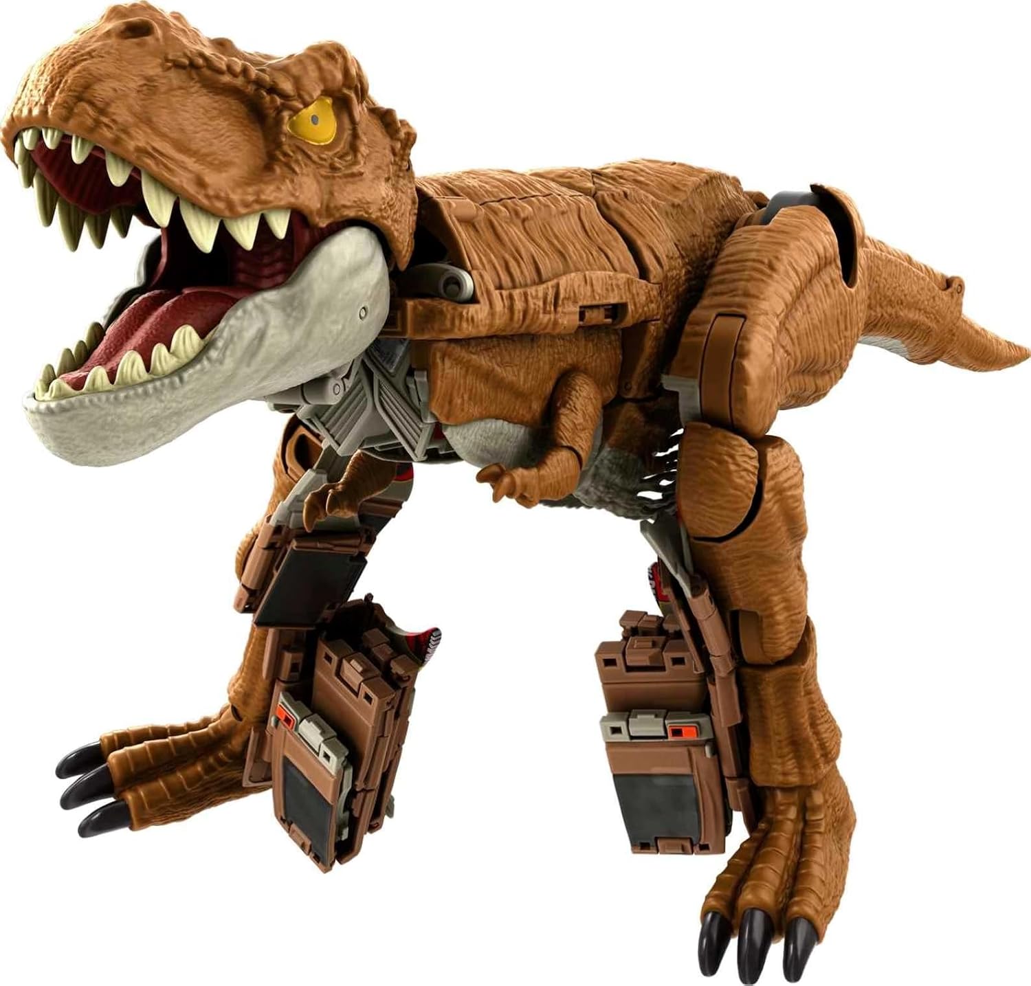 Mattel Jurassic World 2-in-1 Dinosaur Figure, Toy Transforms from T Rex Dinosaur to Truck in 28 Steps