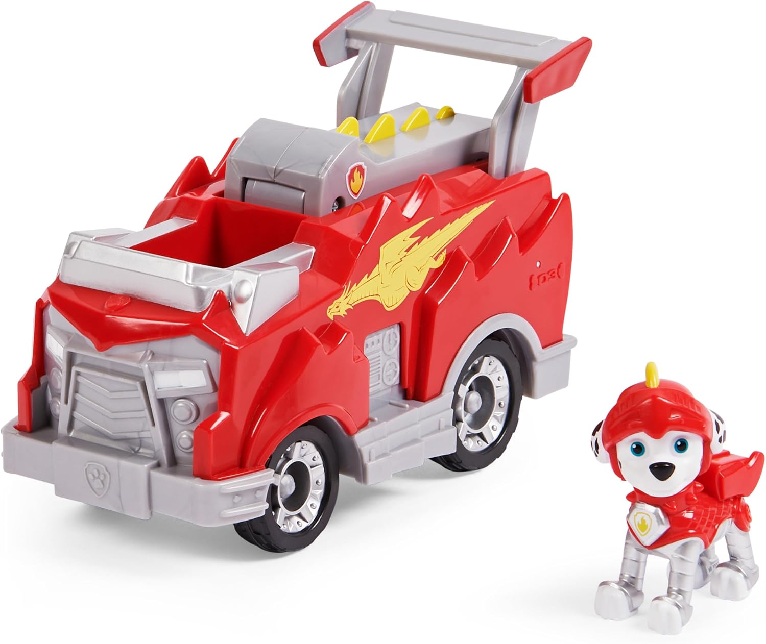 Rescue Knights Transforming Toy Car with Collectible Action Figure, Kids Toys for Ages 3 and up