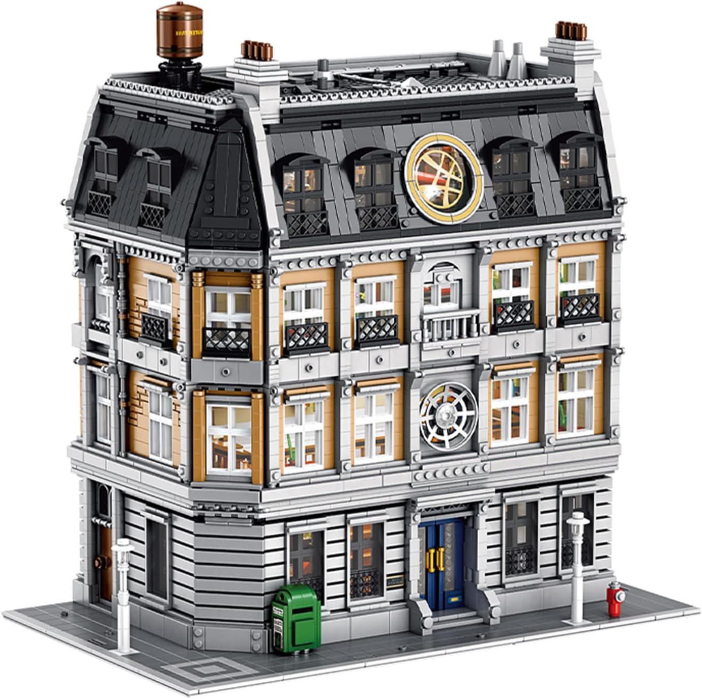 6619 Pieces Street View Magic Library Architecture Building Brick Set, Building Blocks Magic Library Toy for Adult Collections
