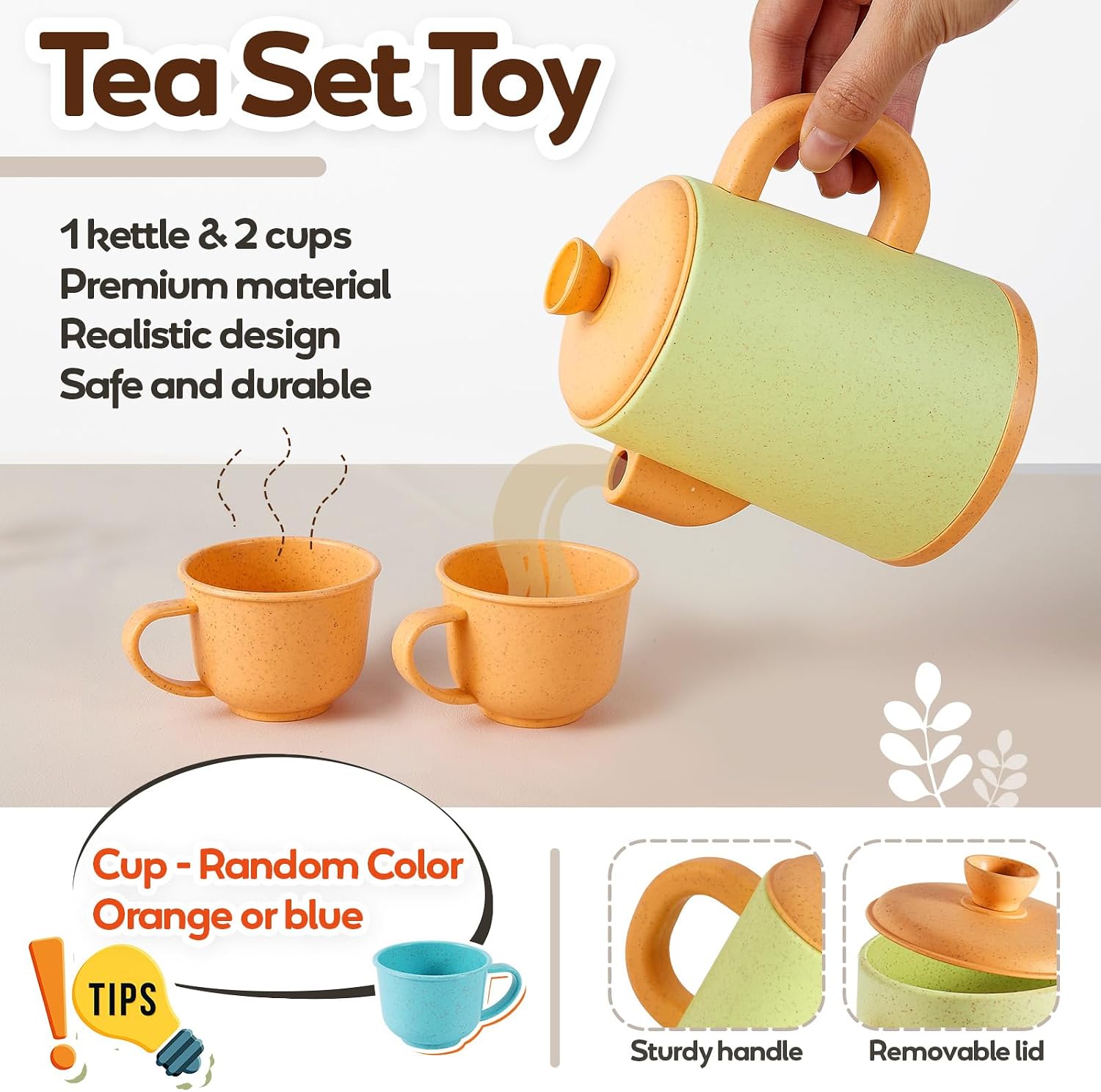 Play Kitchen Pots and Pans Set for Kids, Pretend Role Play Cooking Toys Gifts for Toddlers Girls Boys Ages 3 4 5 6 - Image 2