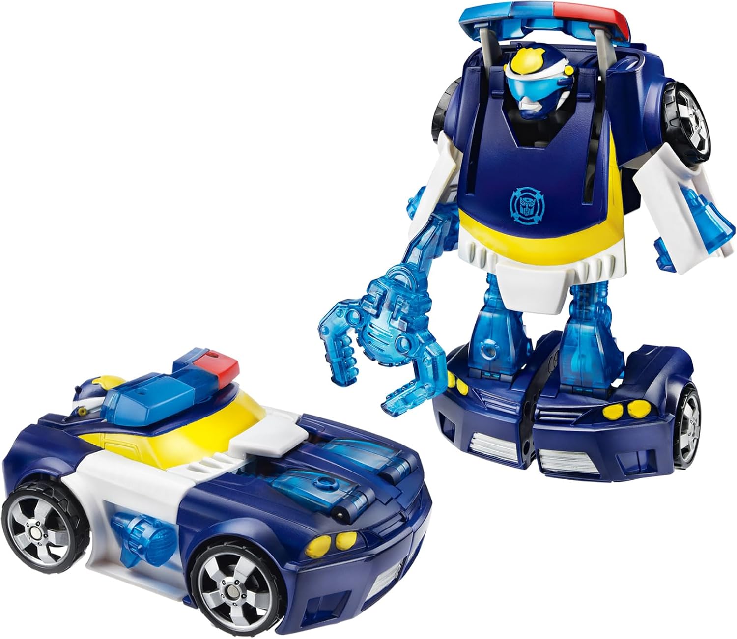 Transformers Heroes Rescue Bots Energize The Police-Bot Action Figure, Ages 3-7